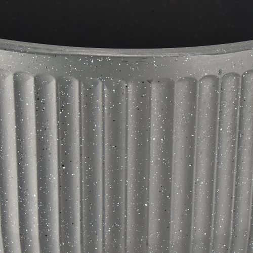 gjenstander Gulvvase plastplanter antrasitt Ø28cm H46,5cm