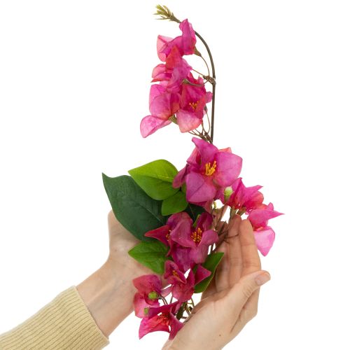 gjenstander Kunstig bougainvillea-blomstergren til vårdekorasjon, 100 cm