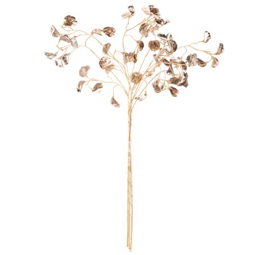 Kunstig plante i metallisk form av bønneblomstgren til jul, 80 cm, 3 stk. | Floristik24.no