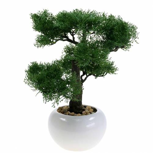 Floristik24 Kunstig Bonsai Tree Pine i en gryte H36cm