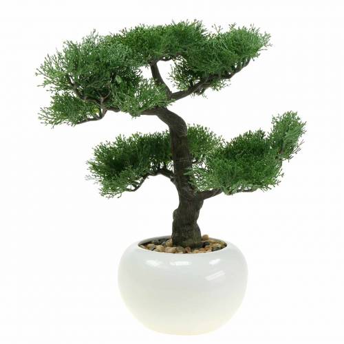 Floristik24 Kunstig Bonsai Tree Pine i en gryte H36cm