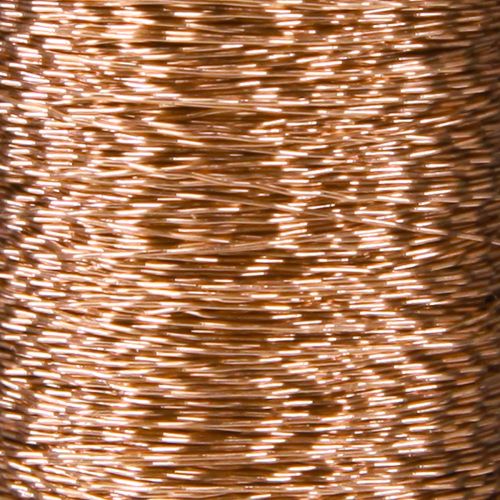 gjenstander Bouillon-effekttråd 100 g kobber for håndverk, dekorasjon og smykkedesign