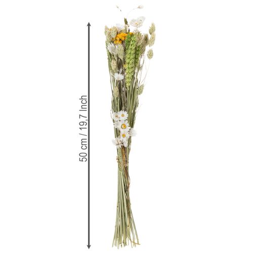 gjenstander Tørket blomsterbukett, elegant tørket blomsterbukett til stue, 50 cm