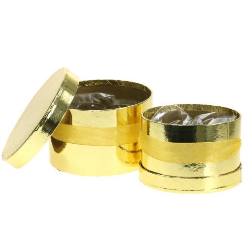 Floristik24 Blomsterkasse gull Ø14 / 16cm 2stk