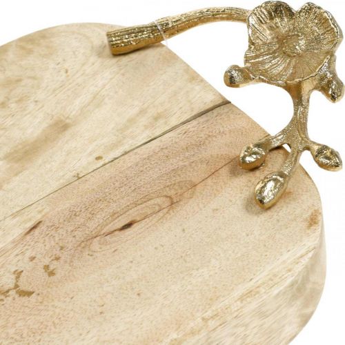 Floristik24 Trebrett med dekorasjon av kirsebærblomst, mangotre, borddekorasjon L50cm