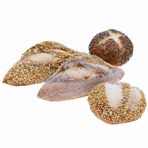 Floristik24 Kunstige boller dummy i sett med 4 sortert