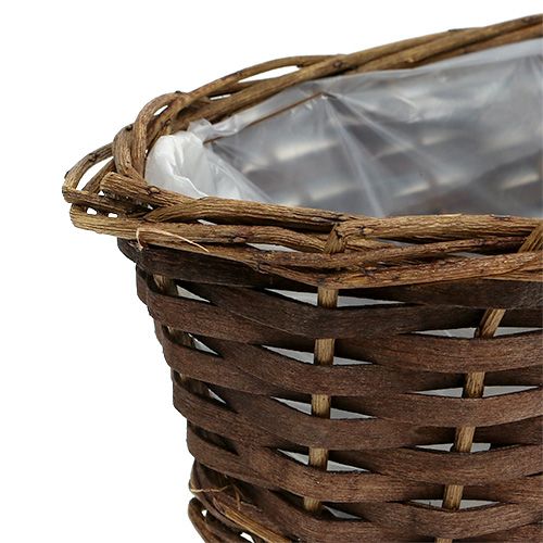 Floristik24 Brødkurv oval uavskallet 35cm H10cm