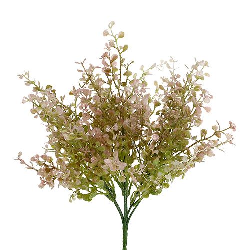 Floristik24 Boksvedgren rosa, rosa med glimmer 32cm