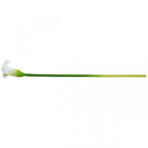 Floristik24 Kunstig Calla Hvit bryllupsdekor Silkeblomstjubileum L72cm