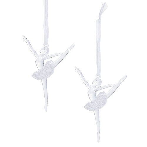 Floristik24 Juletrepynt ballerina 10cm 12stk
