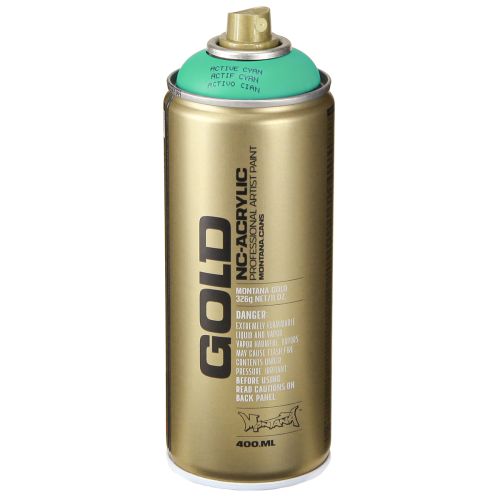 gjenstander Fargespray Turkis Malingsspray Fluo Neon Spray Cyan 400ml