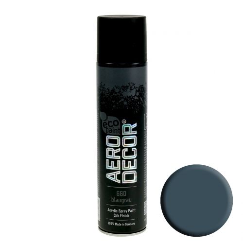 Fargespray akryl blågrå 400ml | Floristik24.no