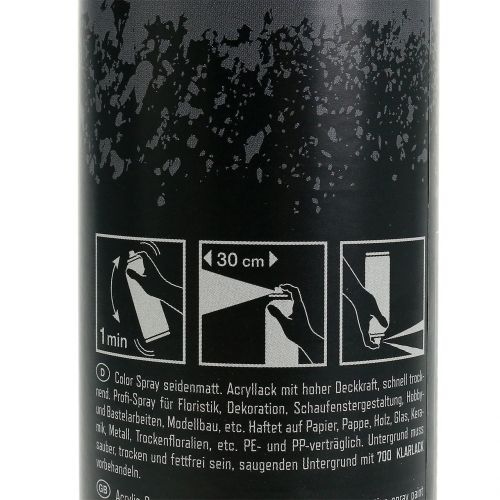 Fargespray akryl blågrå 400ml | Floristik24.no