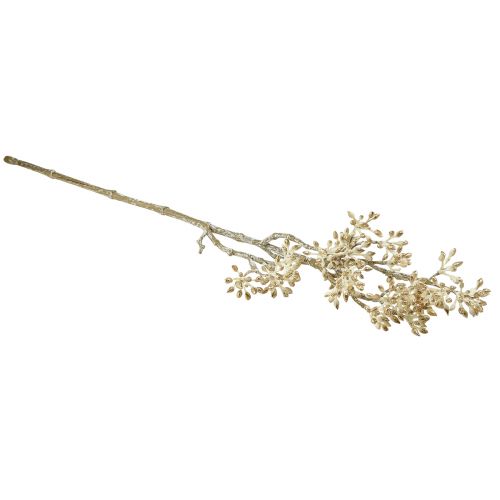 gjenstander Dekorativ gren hvitt gull Cornus gren kunstig gren 48cm
