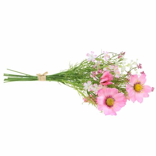 Floristik24 Cosmea og gypsophila i en haug Artificial Pink Assorted 42cm