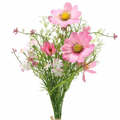 Floristik24 Cosmea og gypsophila i en haug Artificial Pink Assorted 42cm