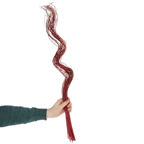 gjenstander Tørket dekorativ gren av krøllete piletre for kreativ blomsterdekorasjon og hjemmetilbehør 80 cm 70 g