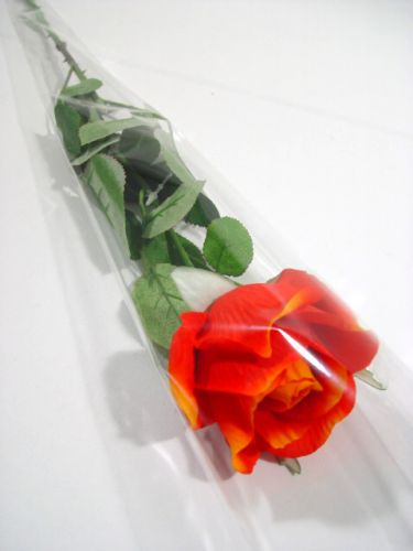 gjenstander Blomsterpose til 1 rose &quot;Blank&quot; L65cm B14cm - 3cm 50p
