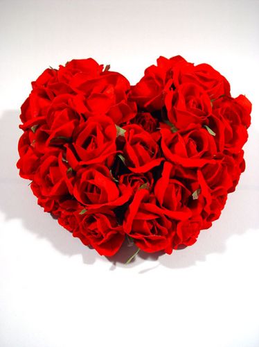 Floristik24 Rose hjerte 26cm