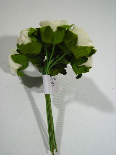 Floristik24 Minibuketter hvite (144 stk.)