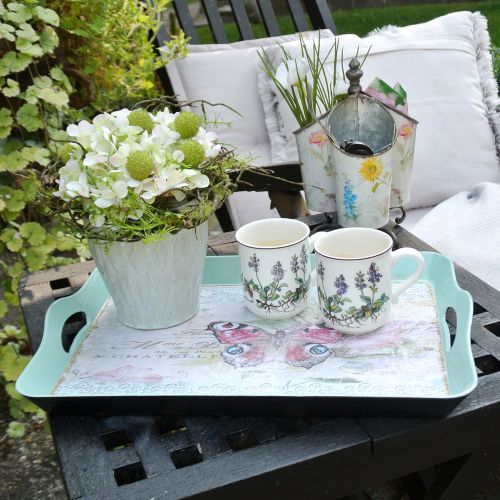 Floristik24 Brett vintage sommerfugl 44x30cm