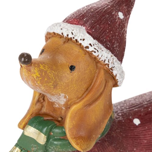 Dekorativ dachsfigur med