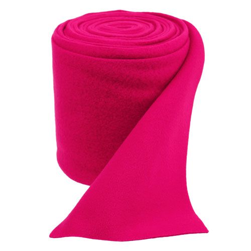 Floristik24 Dekorativ fleece rosa 15cm 5m
