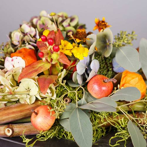 Floristik24 Dekorative epler oransje 4cm 6stk