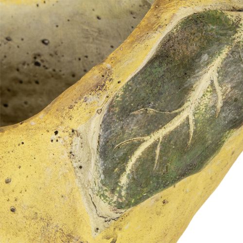 gjenstander Dekorativ pærebetongplantekasse til høstdekorasjon 19×12,5×15,5 cm