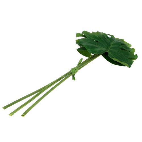 Floristik24 Deco Leaf Philo Leaf Green B11cm L29,5cm 3stk