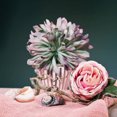 Floristik24 Dekorativ blomst gren skumgrønn 70cm