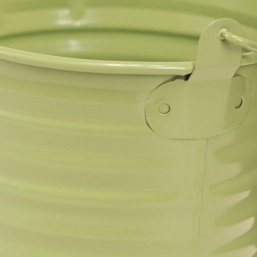 gjenstander Dekorativ bøtte Metall Plantepottehåndtak 4 Farger Ø11cm 8 Stk