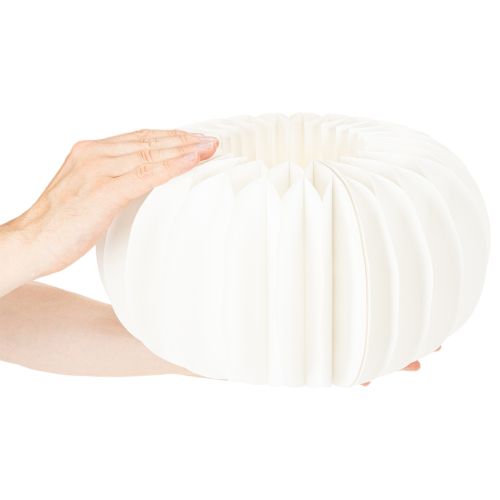 Papirdekorasjonsball, moderne gresskardekorasjon, honeycomb-papir, 34 cm, 2 stk. | Floristik24.no