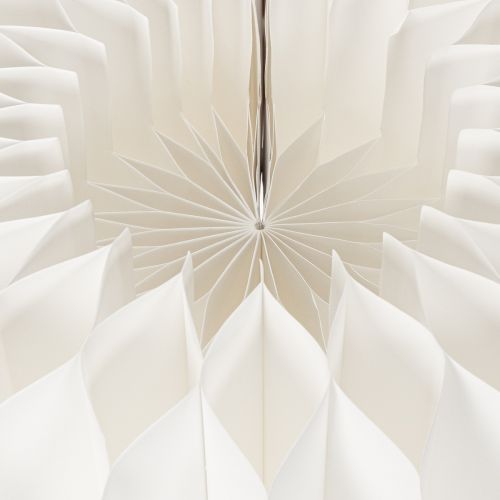 Papirdekorasjonsball, moderne gresskardekorasjon, honeycomb-papir, 34 cm, 2 stk. | Floristik24.no