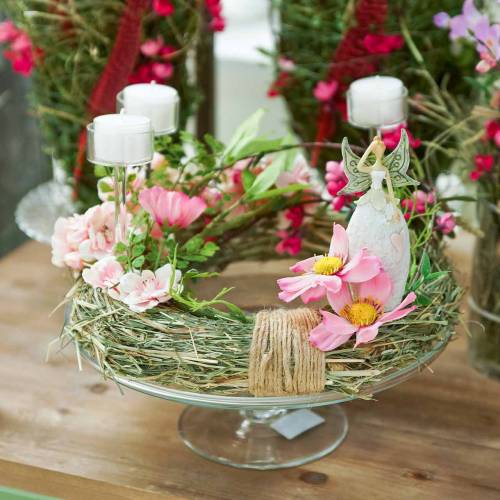 Floristik24 Deko figur alv hvit 12cm 2stk