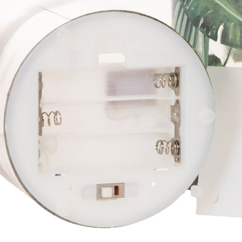 Dekorativ LED-flaske med flamingomotiv 37,5 cm varm hvit 2 stk. | Floristik24.no