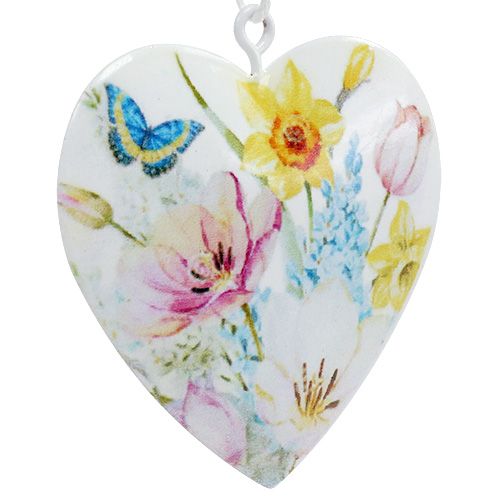 Floristik24 Dekorative hjerter med motiv 5,5 cm 8stk