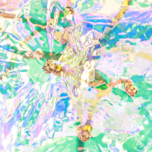 Floristik24 Dekorativ hortensia iriserende kunstig blomst jul 27 cm 4 stk