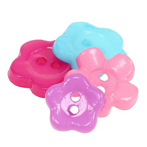 Floristik24 Dekorative knapper farget Ø1,2cm - 1,5cm 270stk
