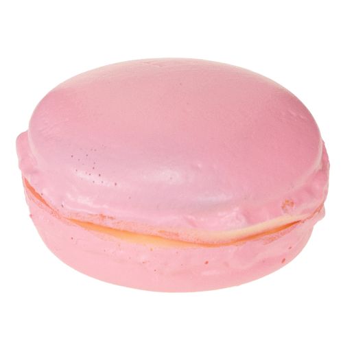 gjenstander Kunstige dekorative macaron marengskjeks, fargerike, 5 cm, 8 stk, macaron konditordekorasjon