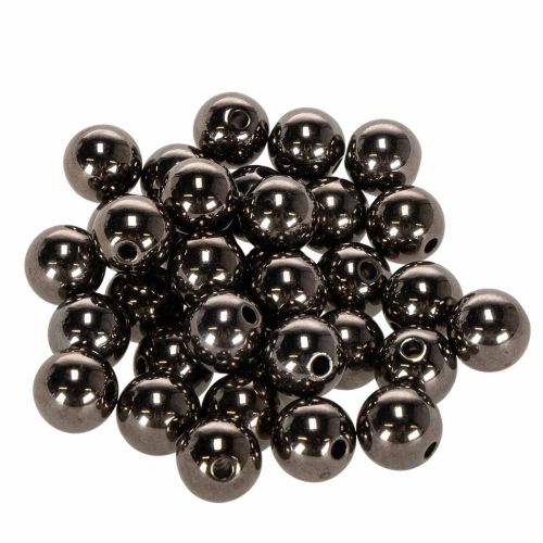 Dekorperler antrasitt metallic 14mm 35 stk kjøpe | Floristik24.no