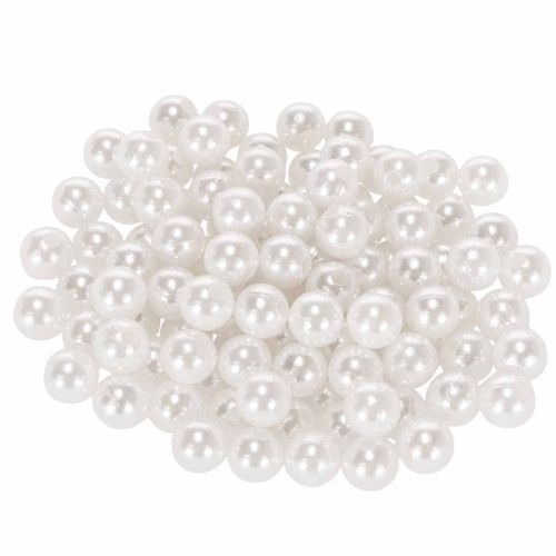 Dekorperler hvit Ø10mm 115 stk kjøpe | Floristik24.no
