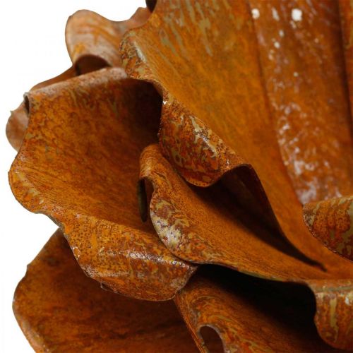 Floristik24 Dekorativ rose i rustfritt stål, blomst å dekorere, metallblomst Ø20cm