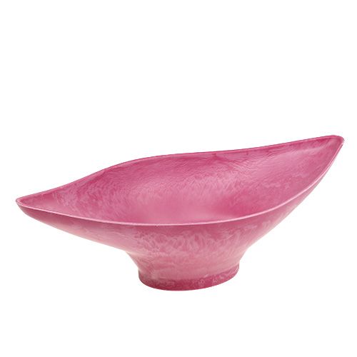 Floristik24 Dekorativ bolle rosa 34cm x 17,5cm H10cm, 1st