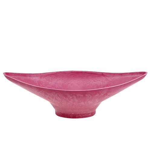 Floristik24 Dekorativ bolle rosa 34cm x 17,5cm H10cm, 1st