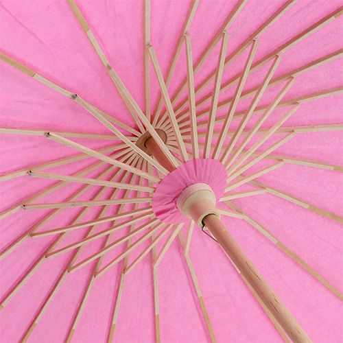 gjenstander Dekorativ paraply rosa Ø60cm H42cm