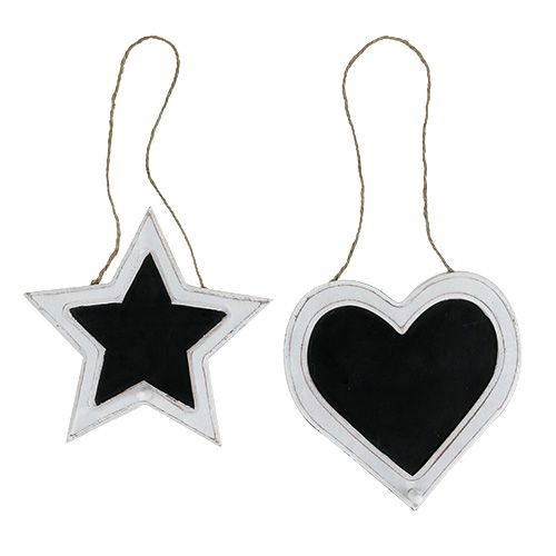 Floristik24 Dekorativt tavle for å henge 17cm 4stk