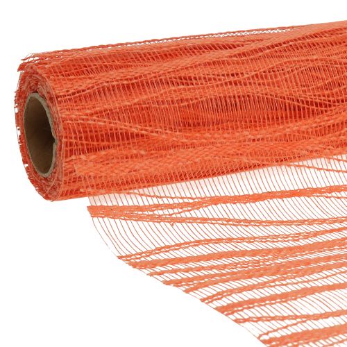 Dekorativt bordløperstoff oransje 26cm x 300cm