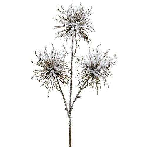 Dekorativ gren med snø 45cm 3stk | Floristik24.no