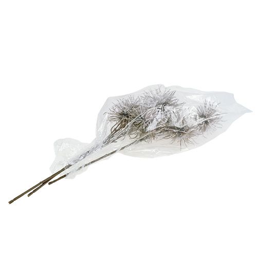 Dekorativ gren med snø 45cm 3stk | Floristik24.no